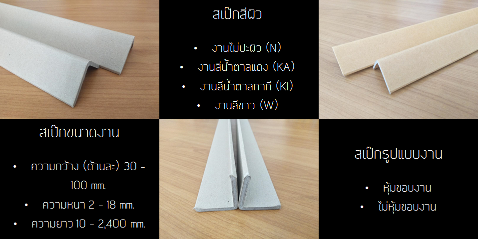 กระดาษฉากเข้ามุม (Corner Bar / Angle Board)